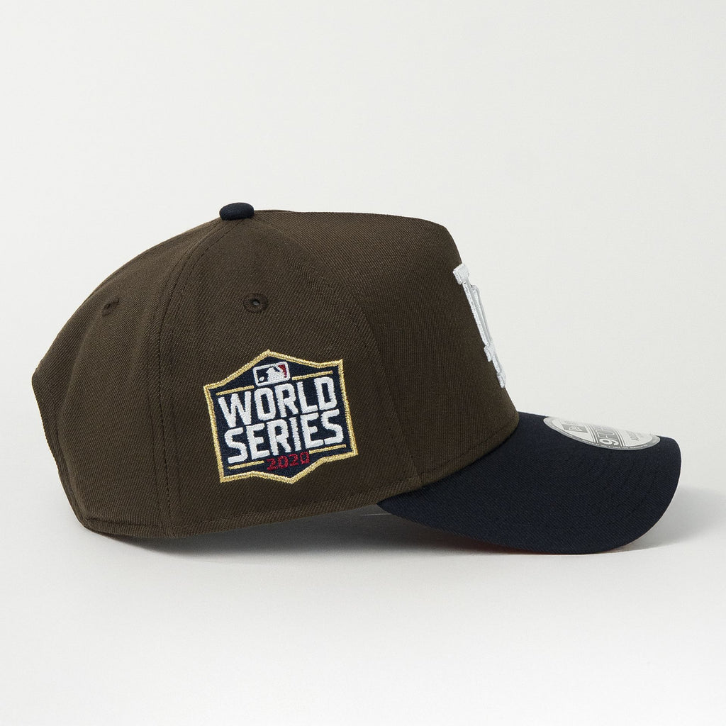 Gorra New Era A-Frame DODGERS WS 2020 BROWN/NAVY 940F | Visera Curva Snapback