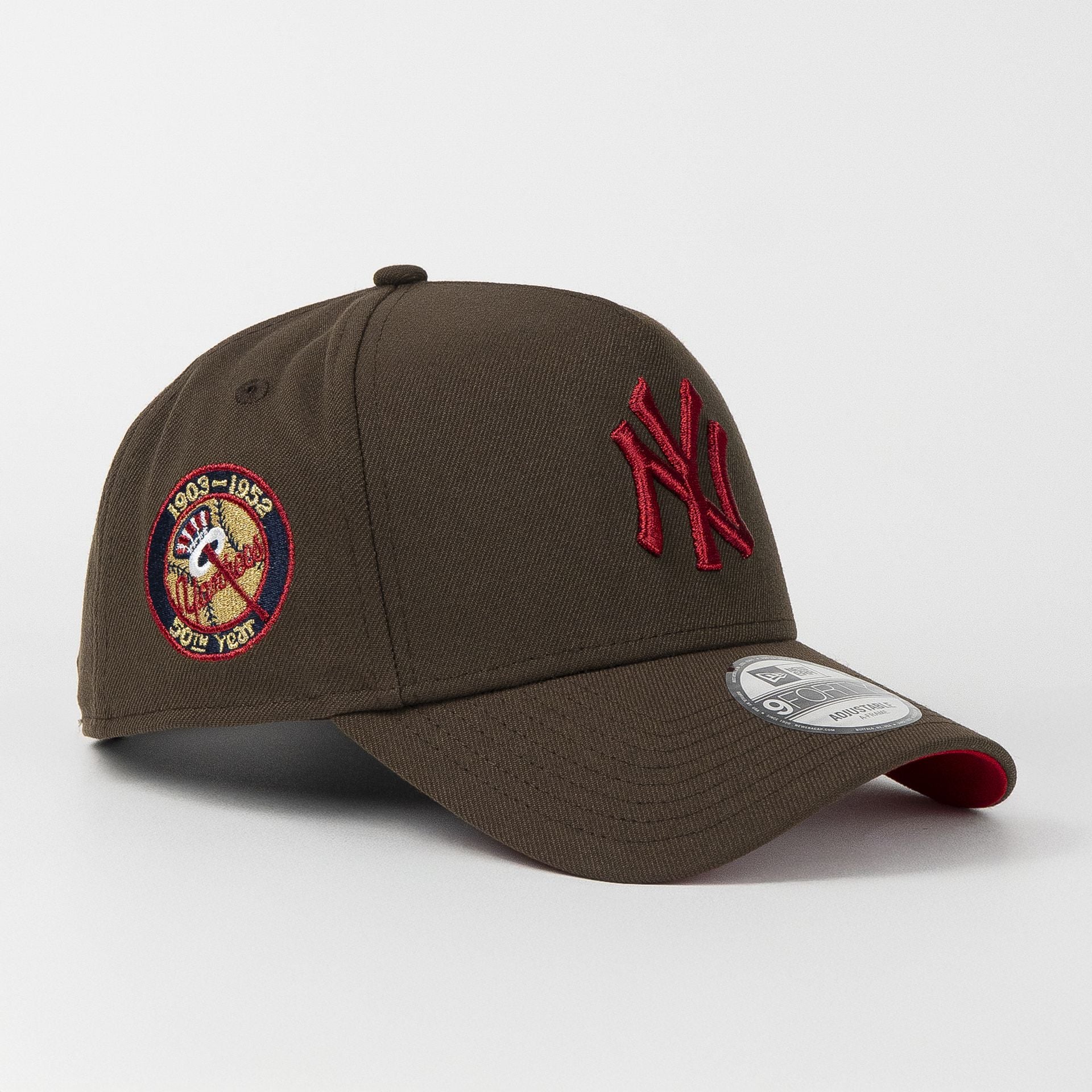 Gorra New Era A-Frame YANKEES 50TH 1903–1952 BROWN 940F | Visera Curva Snapback
