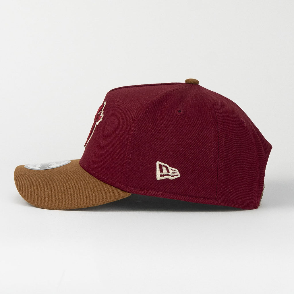 Gorra New Era A-Frame BLUE JAYS ALL STAR GAME WINE/BROWN 940F | Snapback Visera Curva