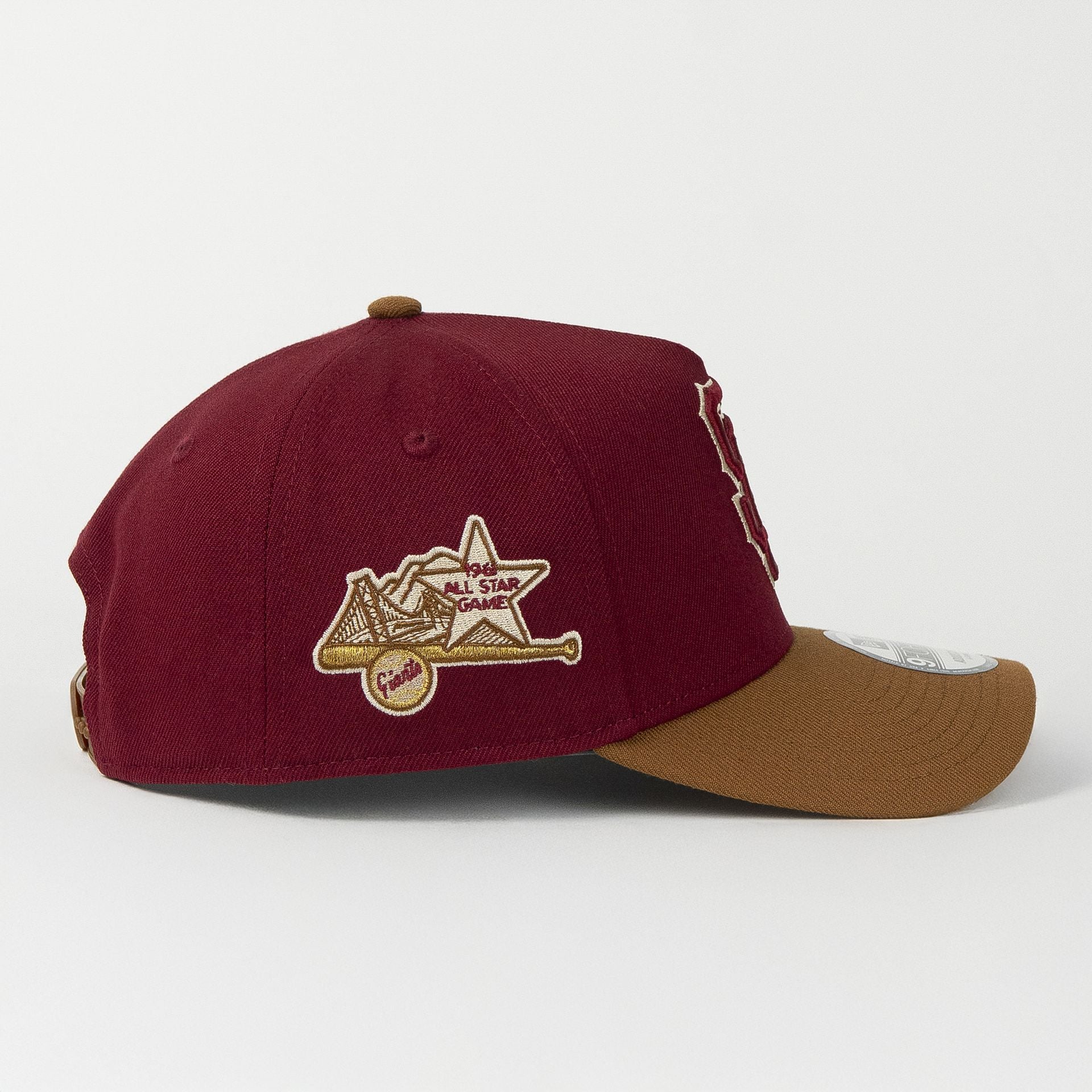 Gorra New Era A-Frame GIANTS ALL STAR GAME WINE/BROWN 940F | Visera Curva Snapback