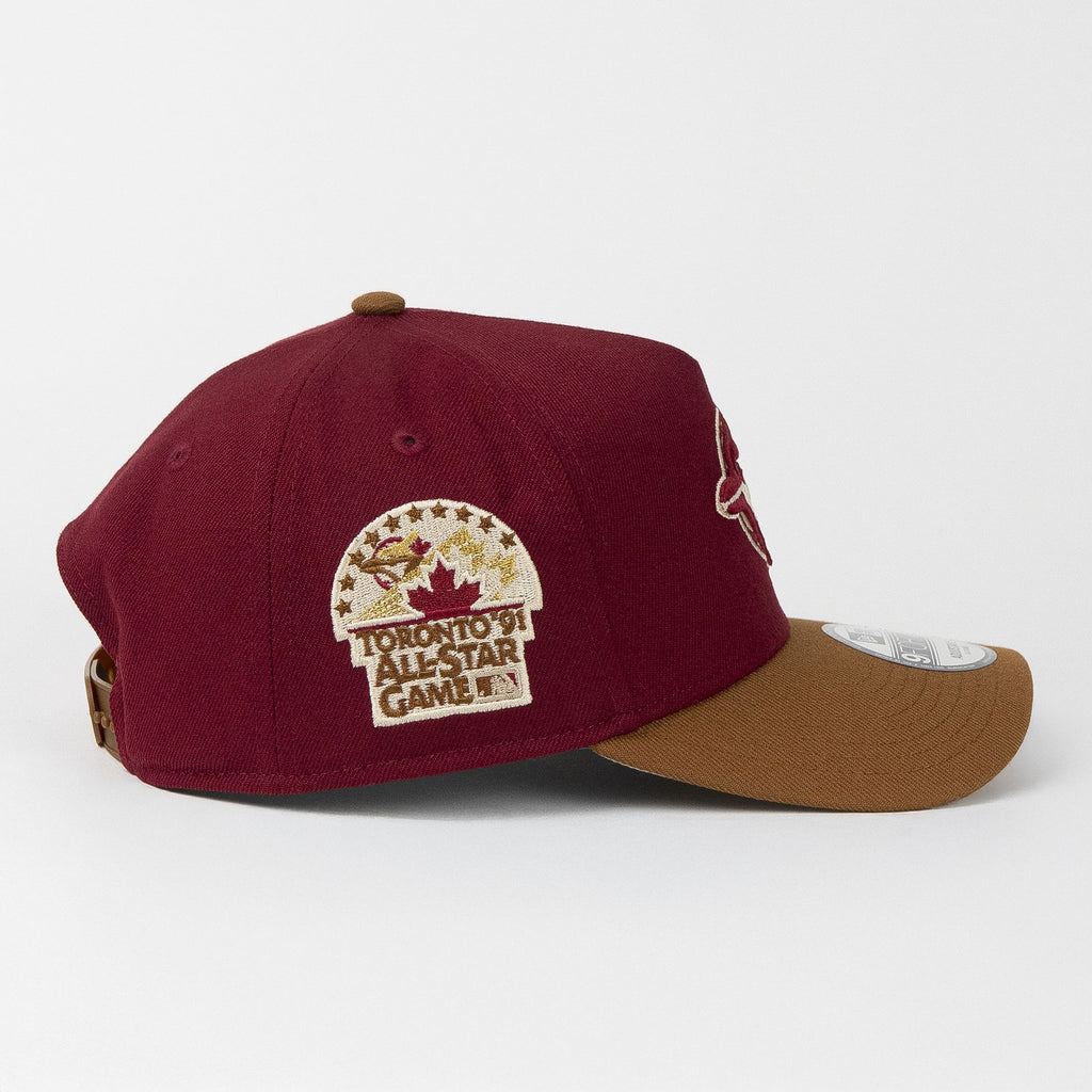 Gorra New Era A-Frame BLUE JAYS ALL STAR GAME WINE/BROWN 940F | Snapback Visera Curva