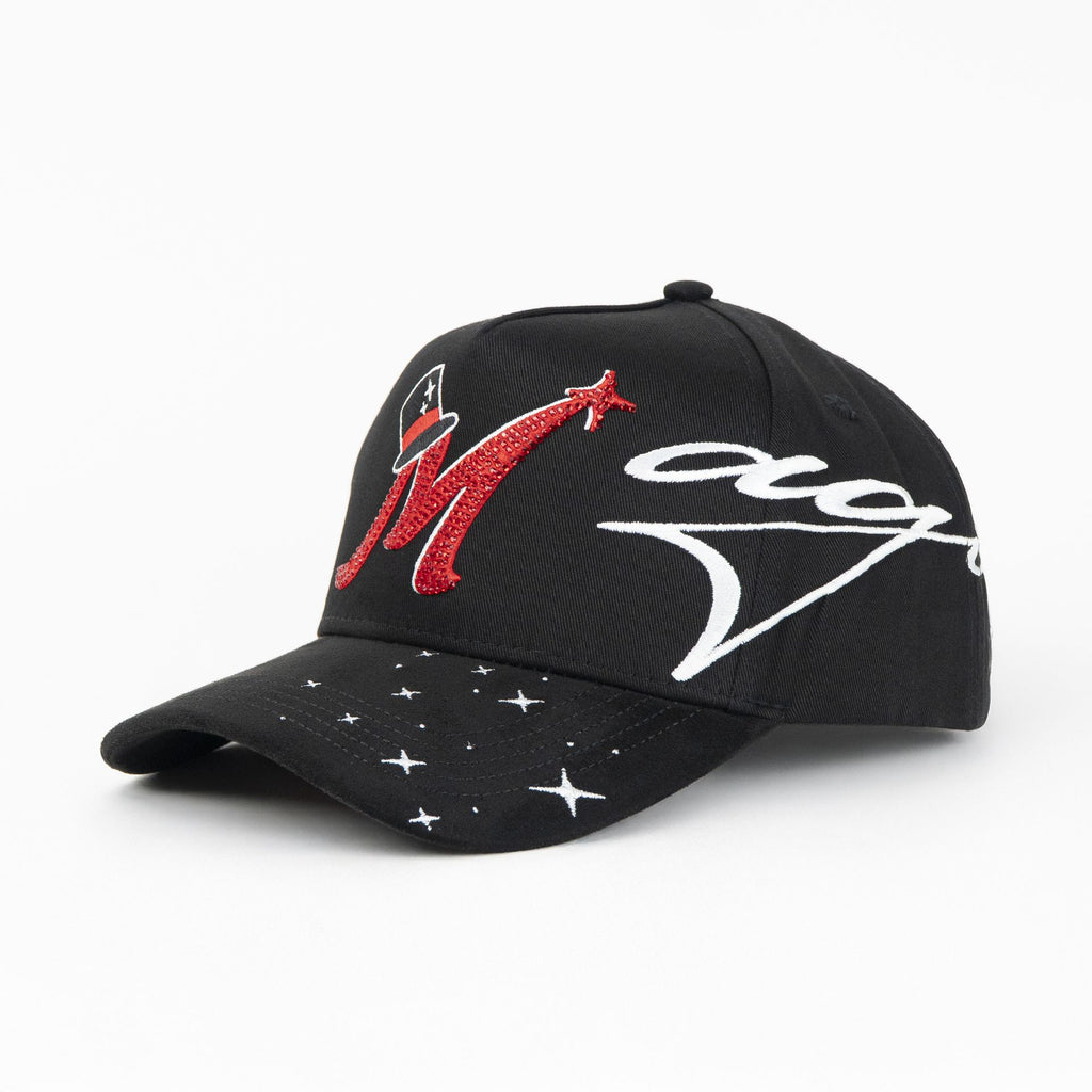 Gorra 31 Hats EL MAGO BLK/RED Suede | Snapback Visera Curva