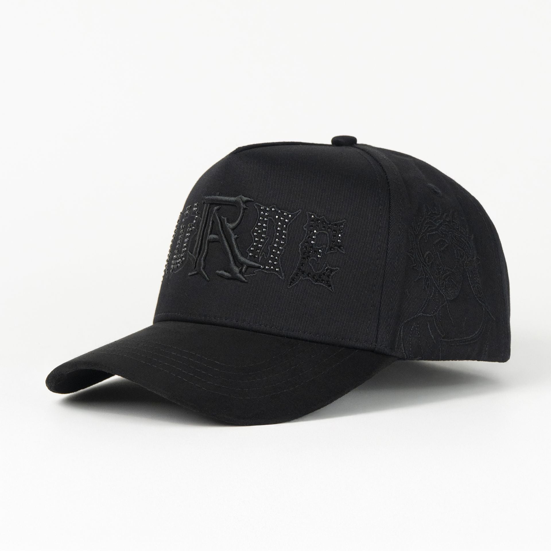 Gorra Rude Awakening TRIPLE BLACK CRYSTALS | Snapback Visera Curva