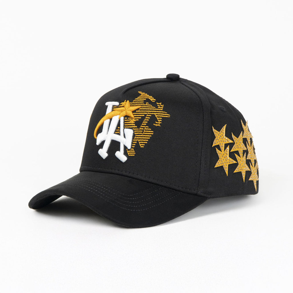 Gorra 31 Hats EL MAGO BLK/ORANGE Suede | Snapback Visera Curva