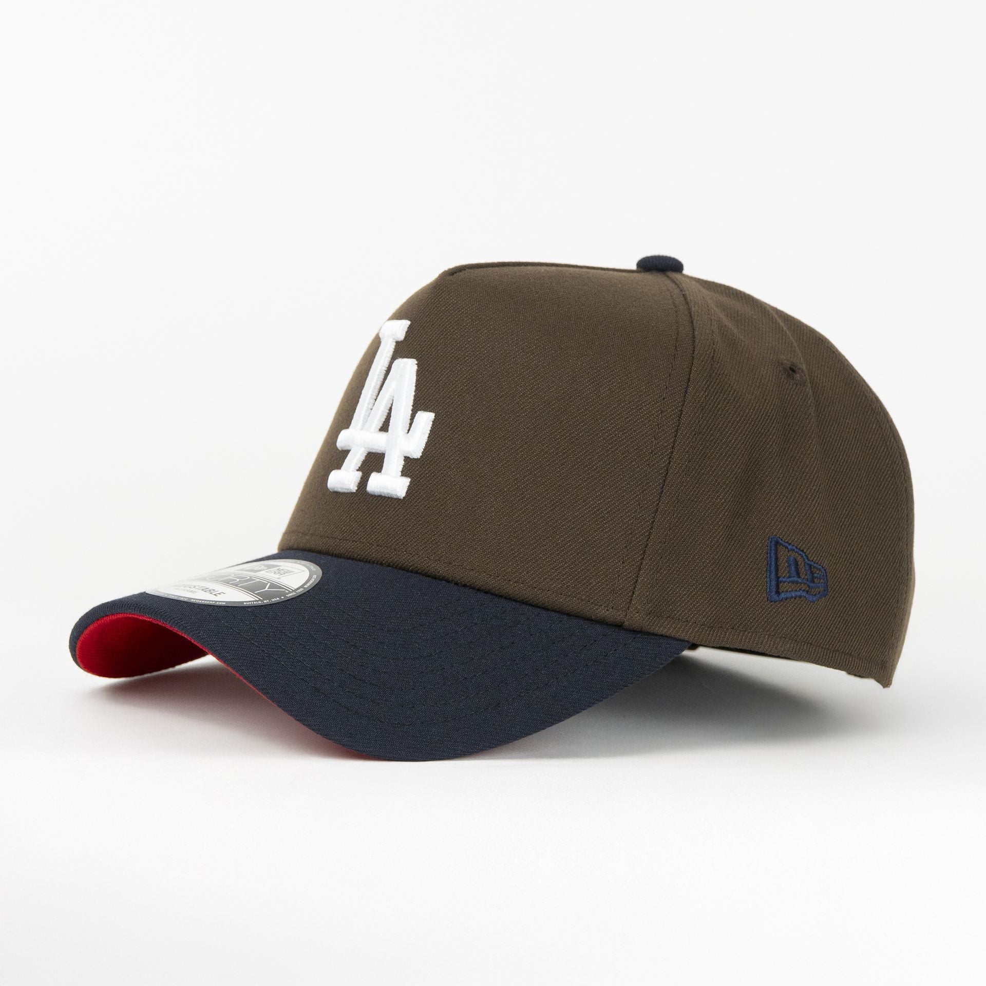 Gorra New Era A-Frame DODGERS WS 2020 BROWN/NAVY 940F | Visera Curva Snapback