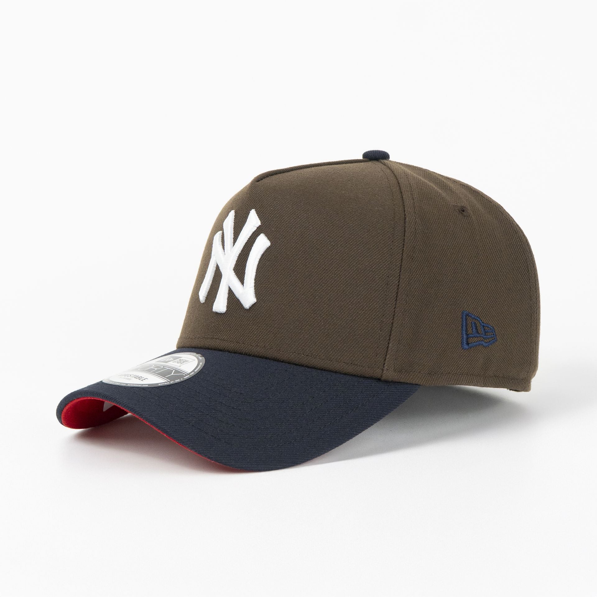 Gorra New Era A-Frame YANKEES 75TH WS BROWN/NAVY 940F | Snapback Visera Curva