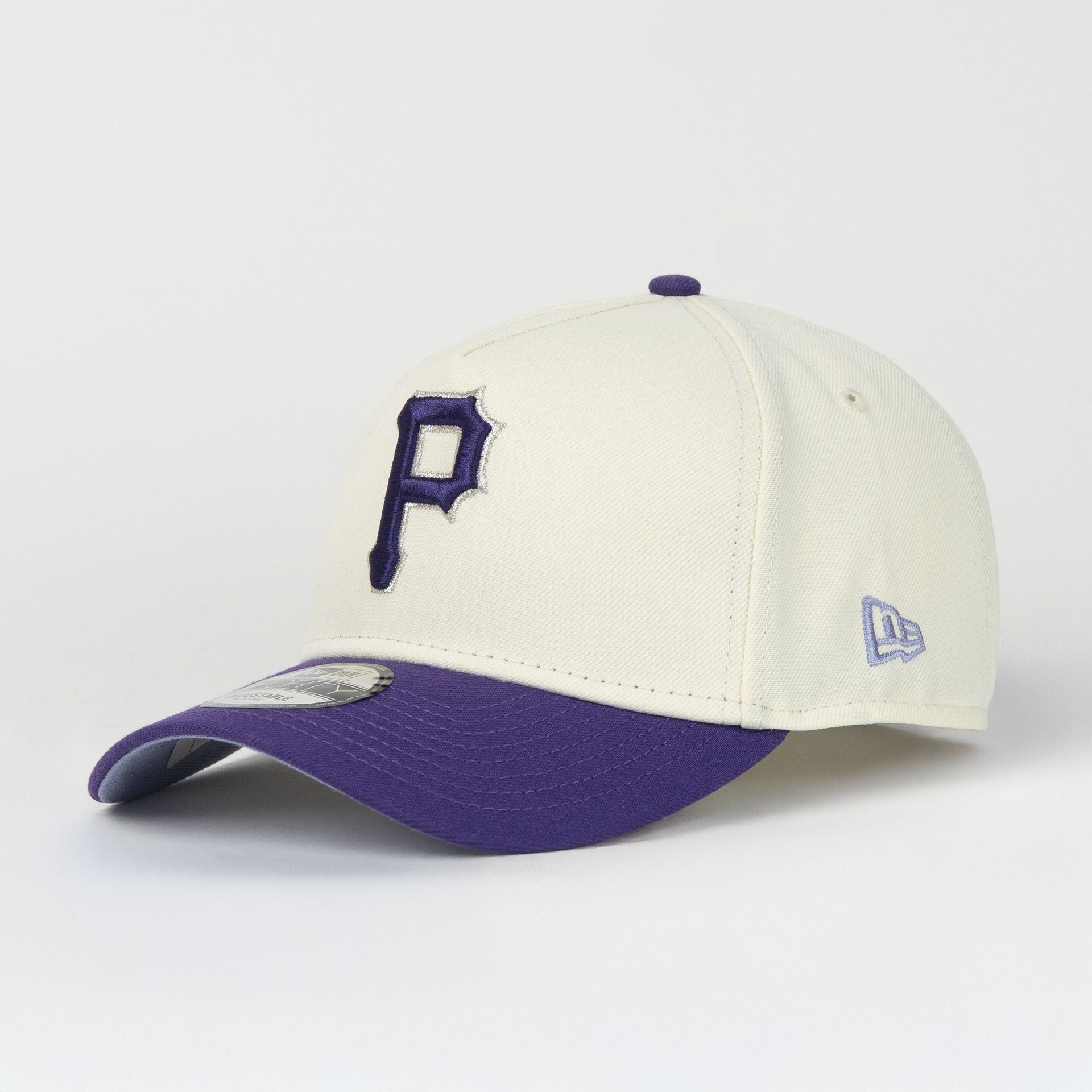 Gorra New Era A-Frame PIRATES SIDE PATCH NATURAL/PURPLE 940F | Snapback Visera Curva