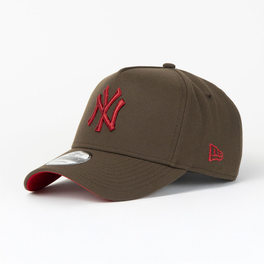 Gorra New Era A-Frame YANKEES 50TH 1903–1952 BROWN 940F | Visera Curva Snapback
