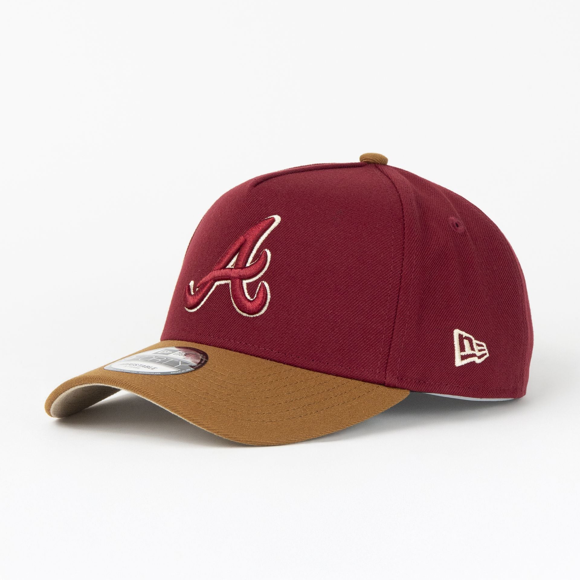 Gorra New Era A-Frame BRAVES ALL STAR GAME 1972 WINE/BROWN 940F | Visera Curva Snapback