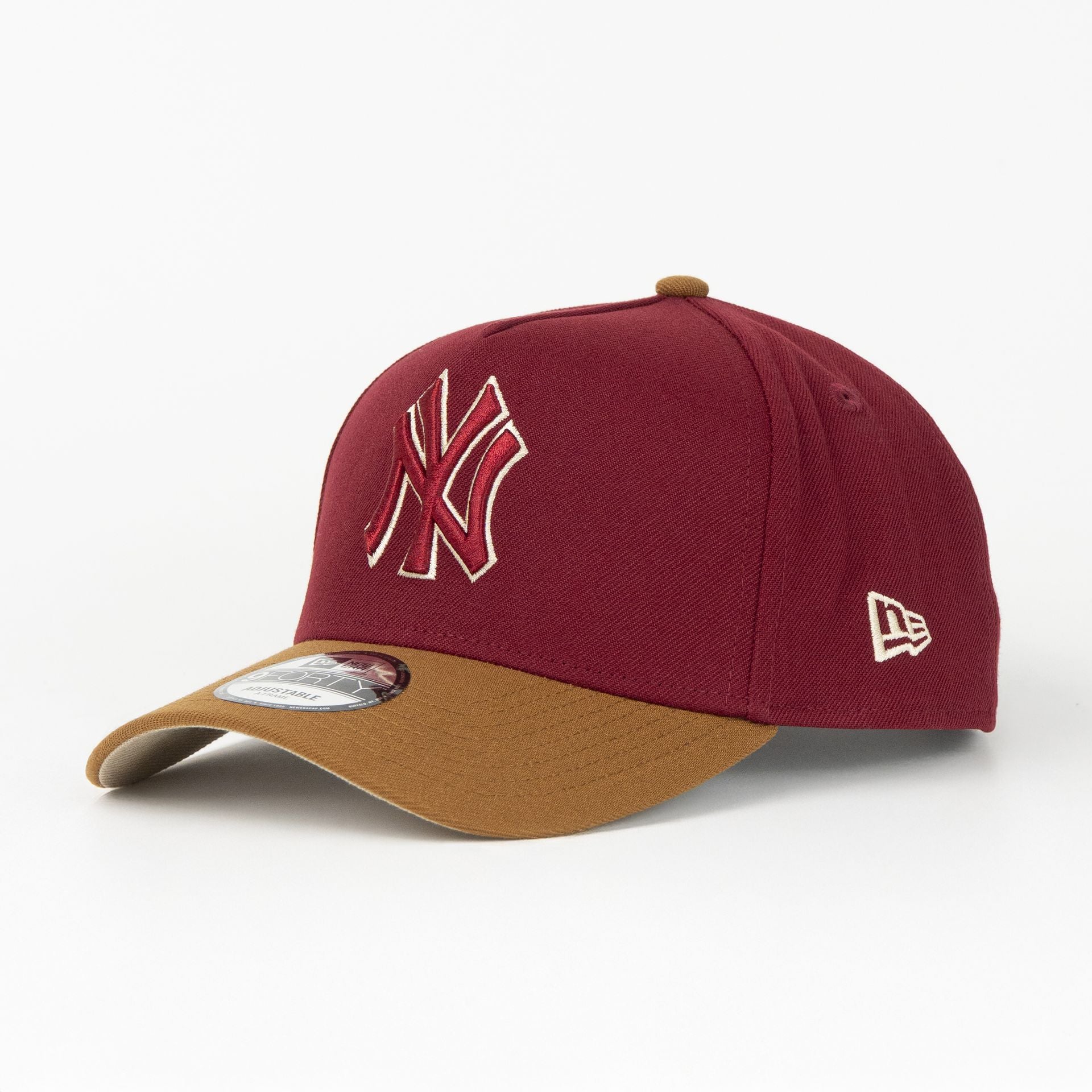 Gorra New Era A-Frame YANKEES 2000 SEASON WINE/BROWN 940F | Snapback Visera Curva