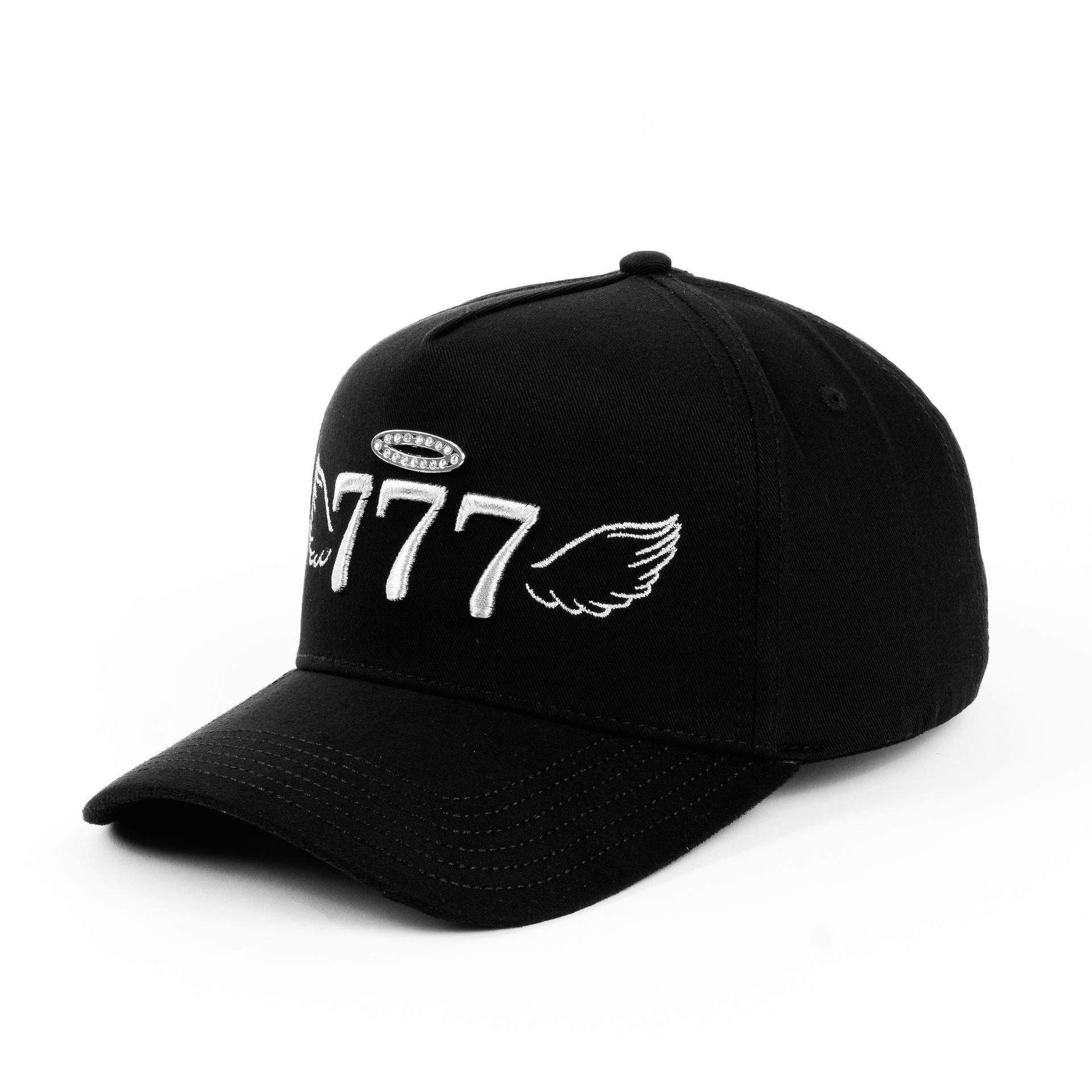 Gorra Dakaps 777 SILVER BLACK VISOR SUEDE | Snapback Visera Larga