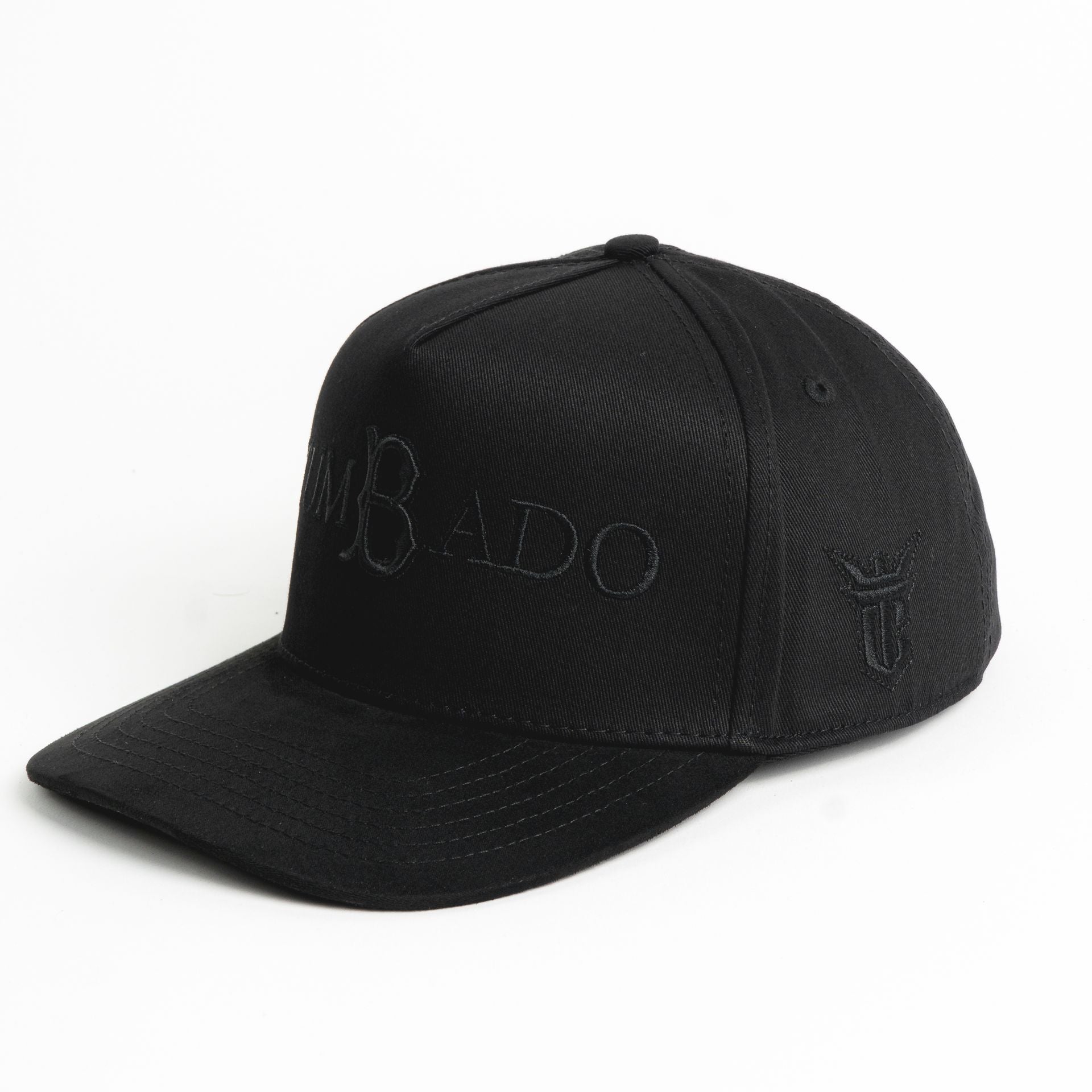 Gorra El Tiros Caps TUMBADO ALL BLACK de Tela | Snapback Visera Curva