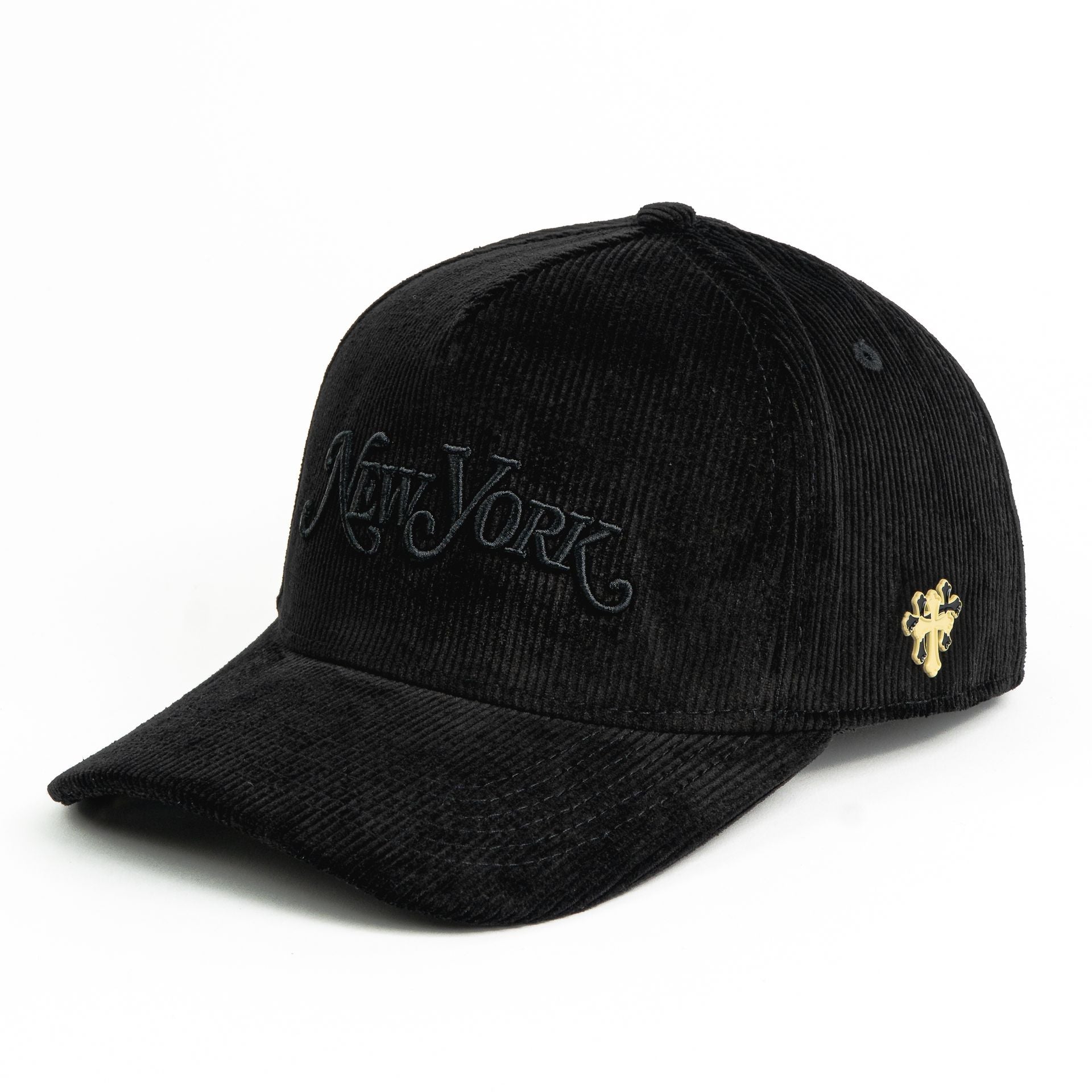 Gorra Cash Only CASH OF NY ALL BLACK CORDUROY | Snapback Visera Curva