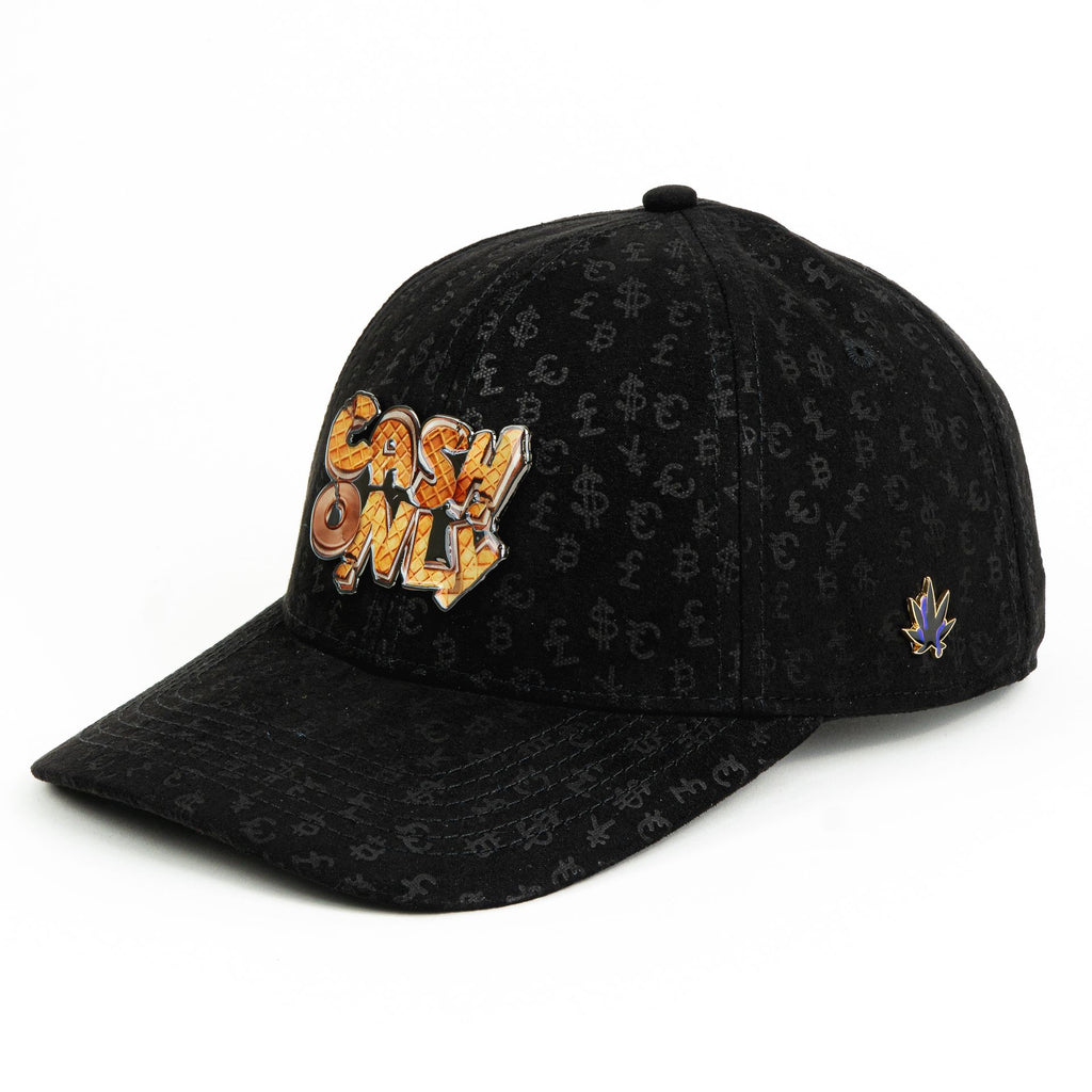 Gorra Cash Only COOKIES & CASH CURVE BLACK | Snapback Visera Semicurva