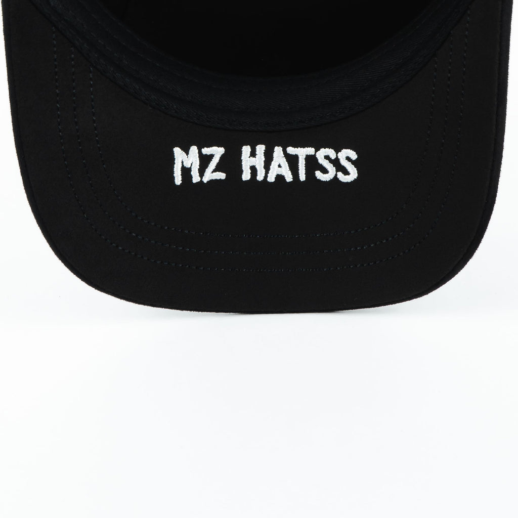 Gorra Mz Hats CLOUDS SD CRISTAL BLACK SUEDE | Snapback Visera Curva