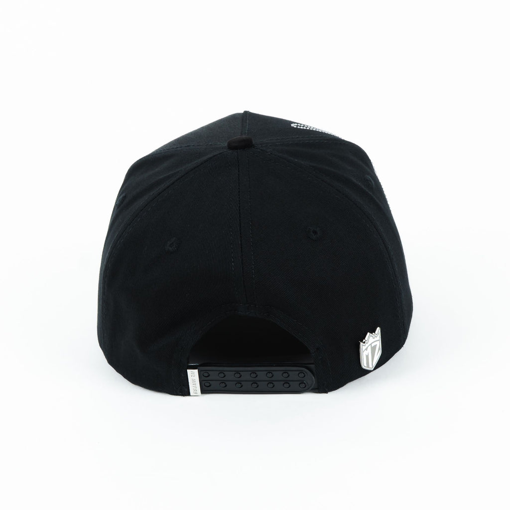 Gorra Mz Hats CLOUDS SD CRISTAL BLACK SUEDE | Snapback Visera Curva