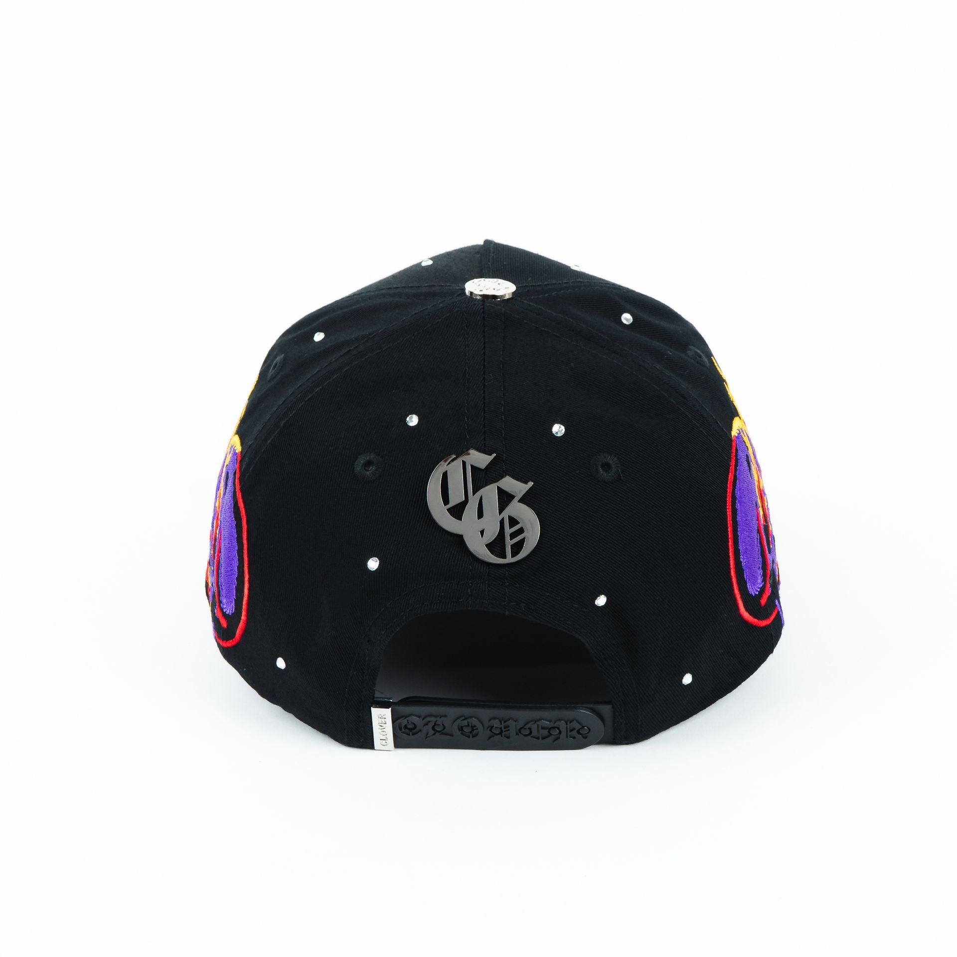 Gorra Clover Garments GOTIK BLACK de Tela | Snapback Visera Semicurva