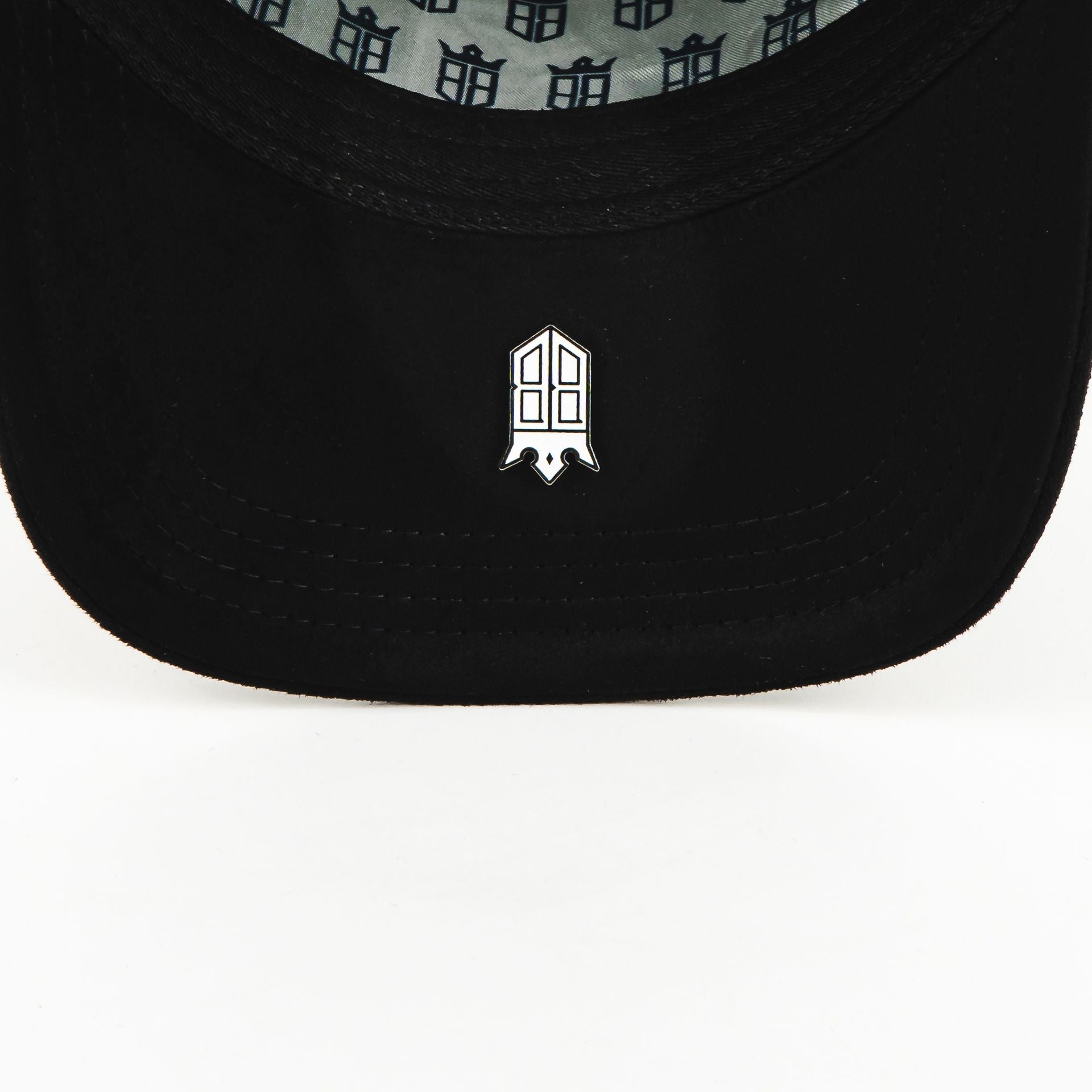 Gorra BigBoss LA CRUCES SILVER BLACK VISOR SUEDE | Snapback Visera Curva