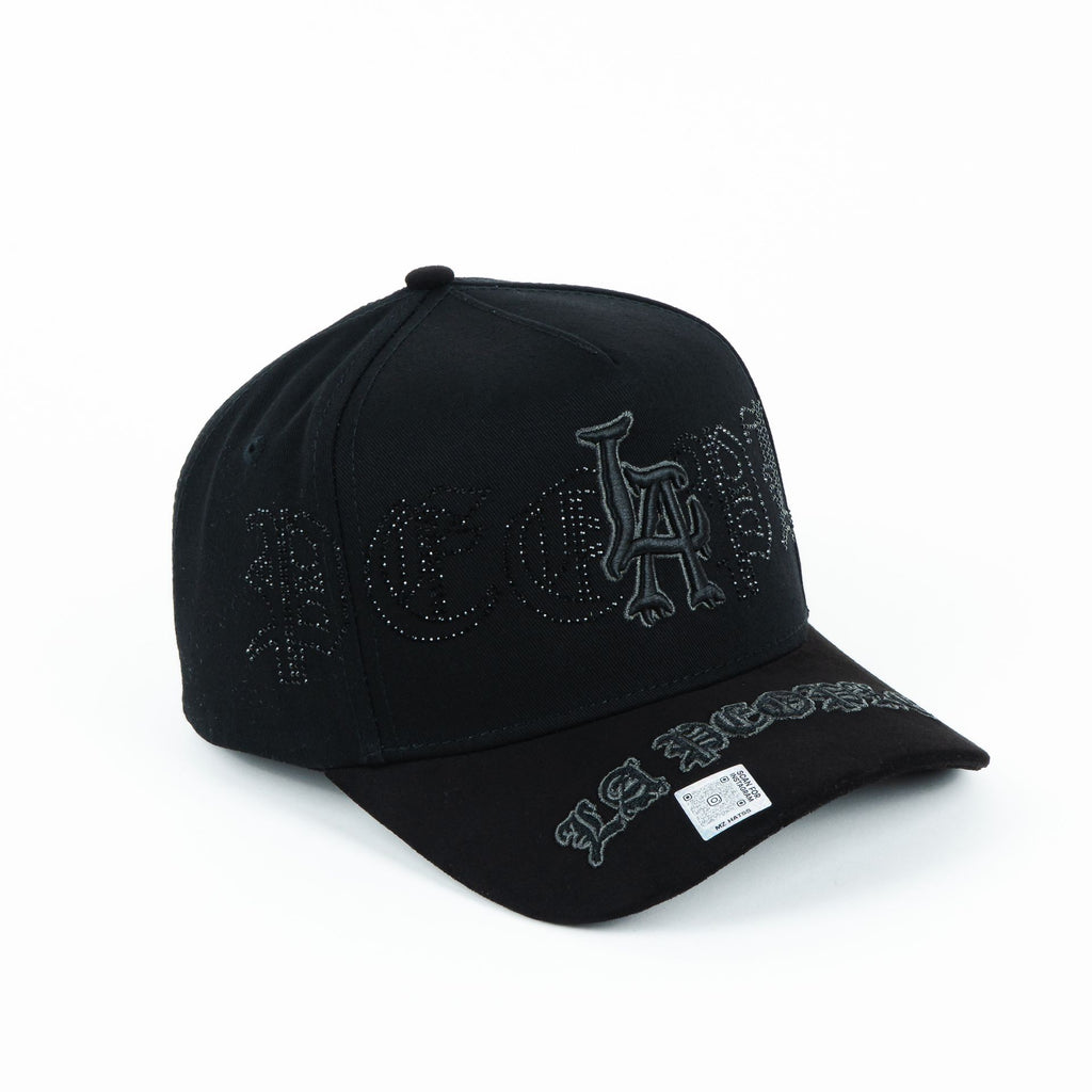 Gorra Mz Hats LA PEOPLE BLK VISOR SUEDE | Snapback Visera Curva