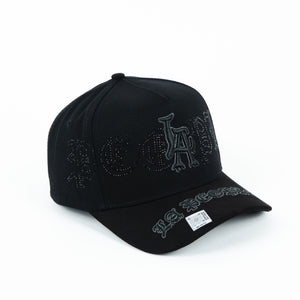 Gorra Mz Hats LA PEOPLE BLK VISOR SUEDE | Snapback Visera Curva