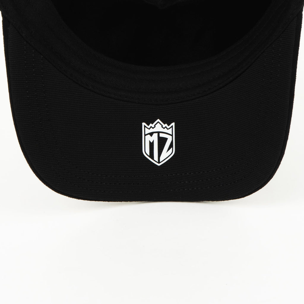 Gorra Mz Hats SAN JUDAS CRISTAL BLACK VISOR SUEDE | Snapback Visera Curva