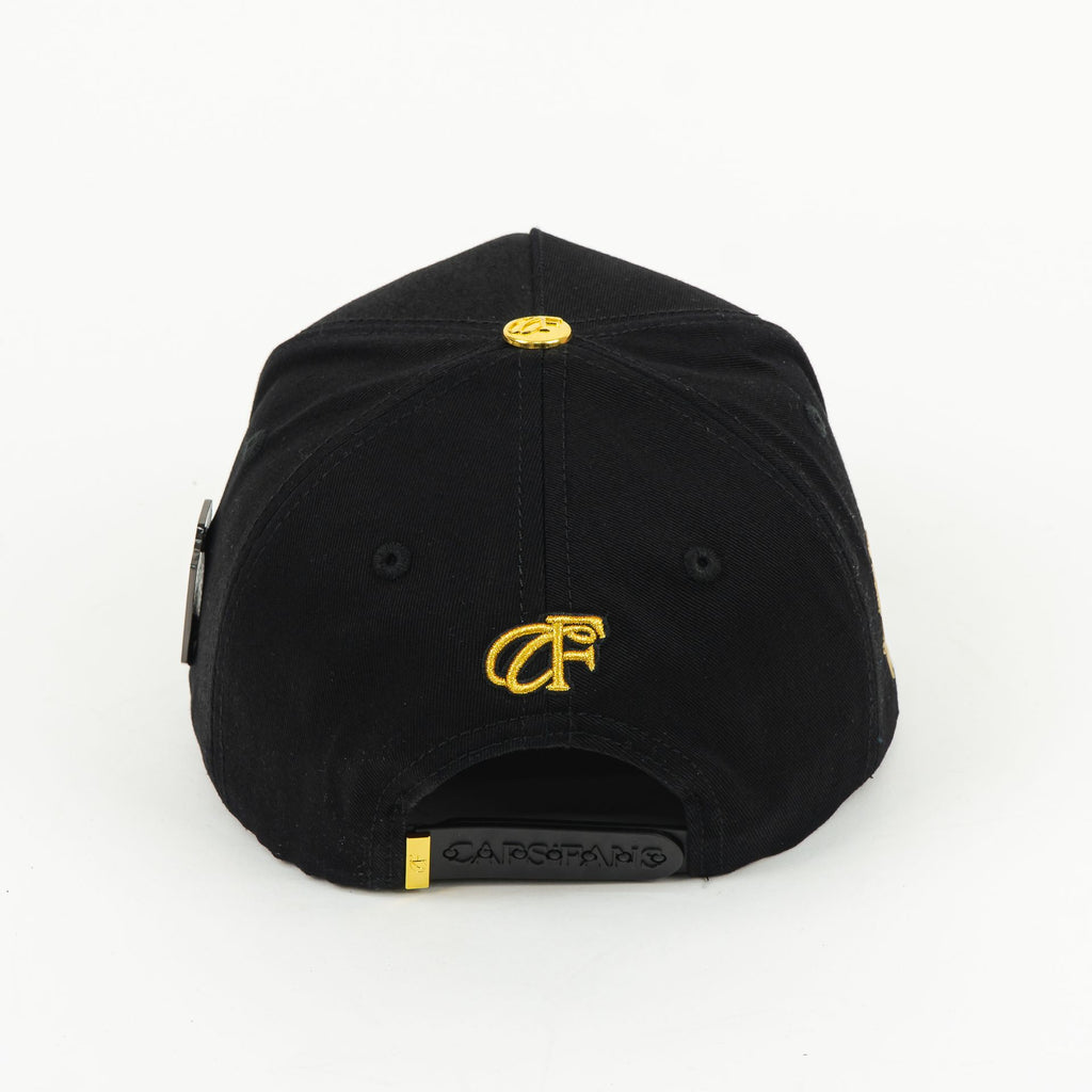 Gorra CAPS FANS RULETA BLACK/VISOR SUEDE | Snapback