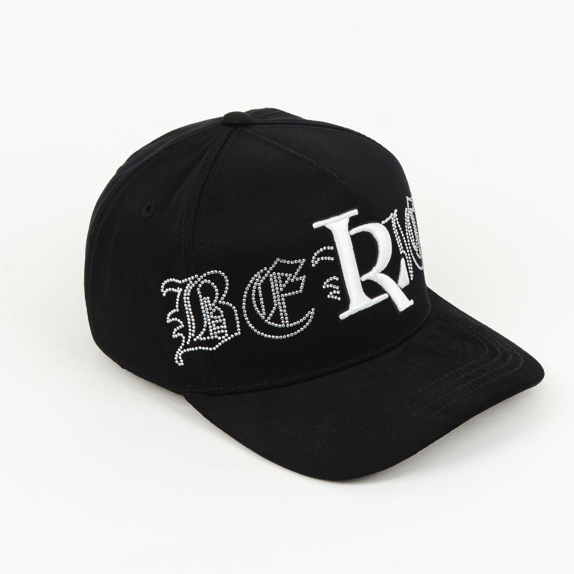 Gorra Toto Caps BELICO LR BLACK/WHITE de Tela y Gamuza | Snapback Visera Curva
