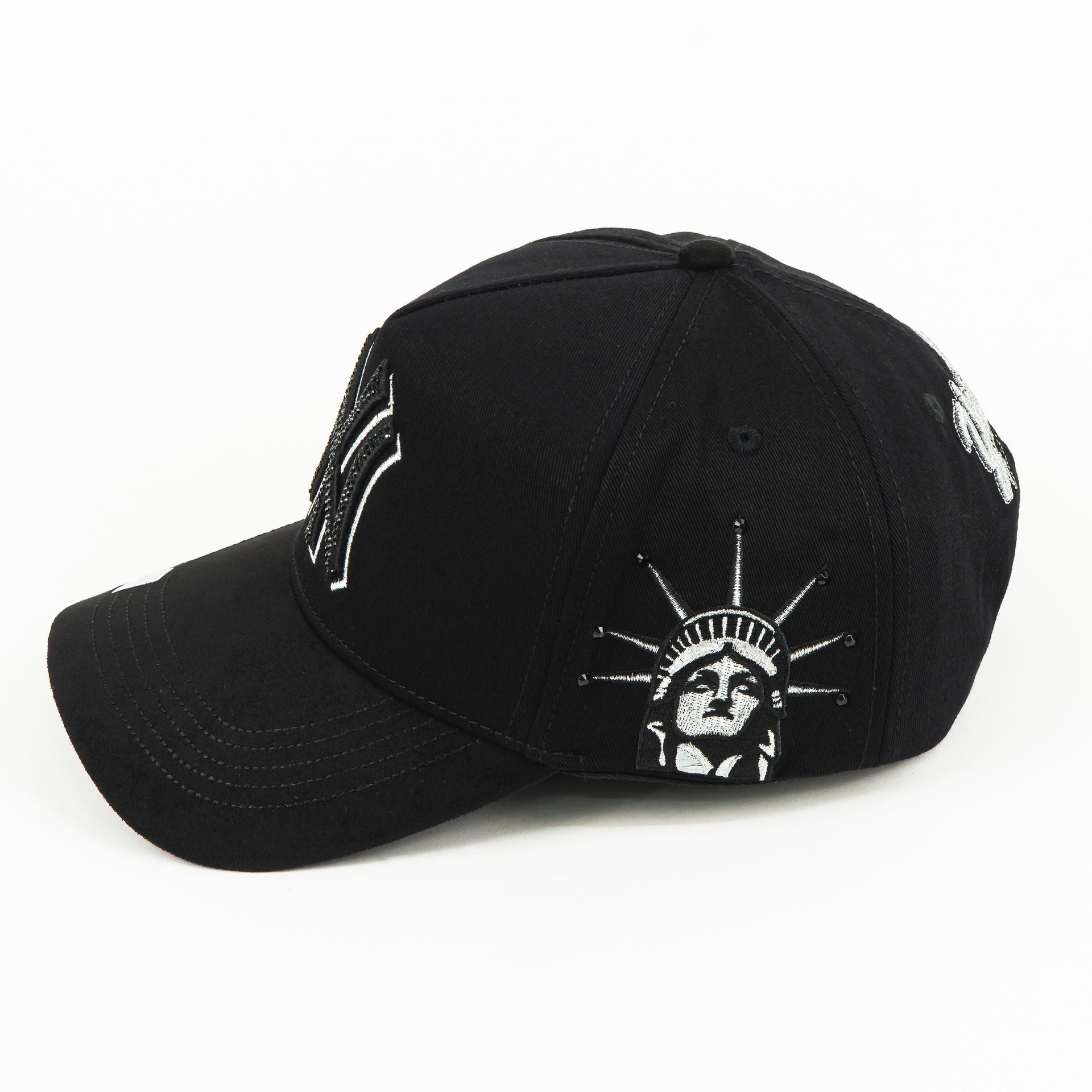 Gorra BigBoss NY BLACK VISOR SUEDE | Snapback Visera Curva