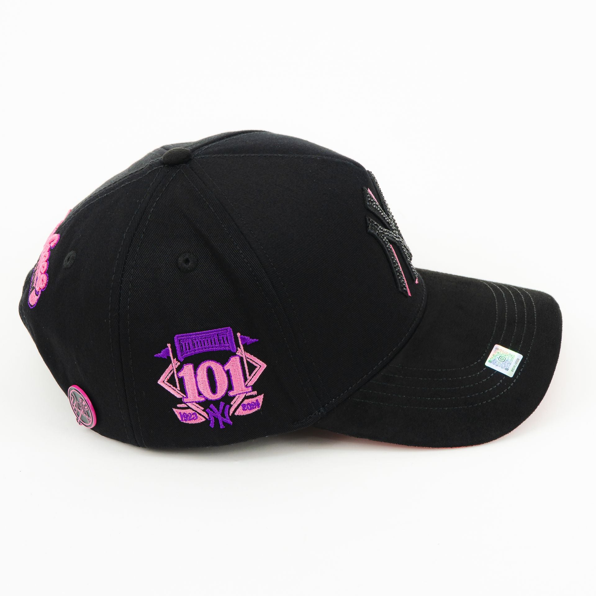 Gorra BigBoss NY PINK BLACK | Snapback Visera Curva
