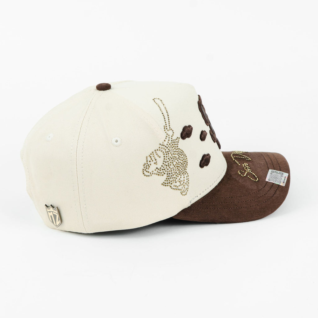 Gorra Mz Hats SD CLOUDS BEIGE/BROWN | Snapback Visera Curva