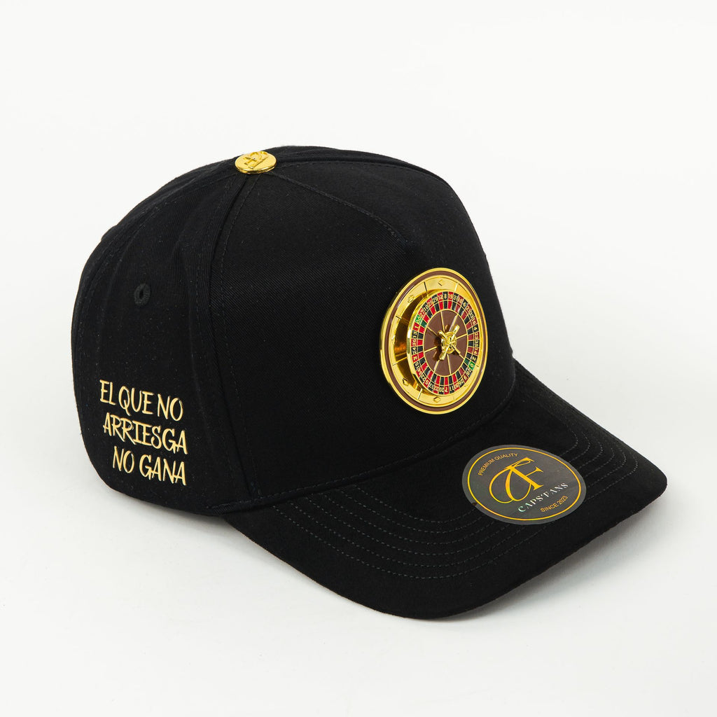 Gorra CAPS FANS RULETA BLACK/VISOR SUEDE | Snapback