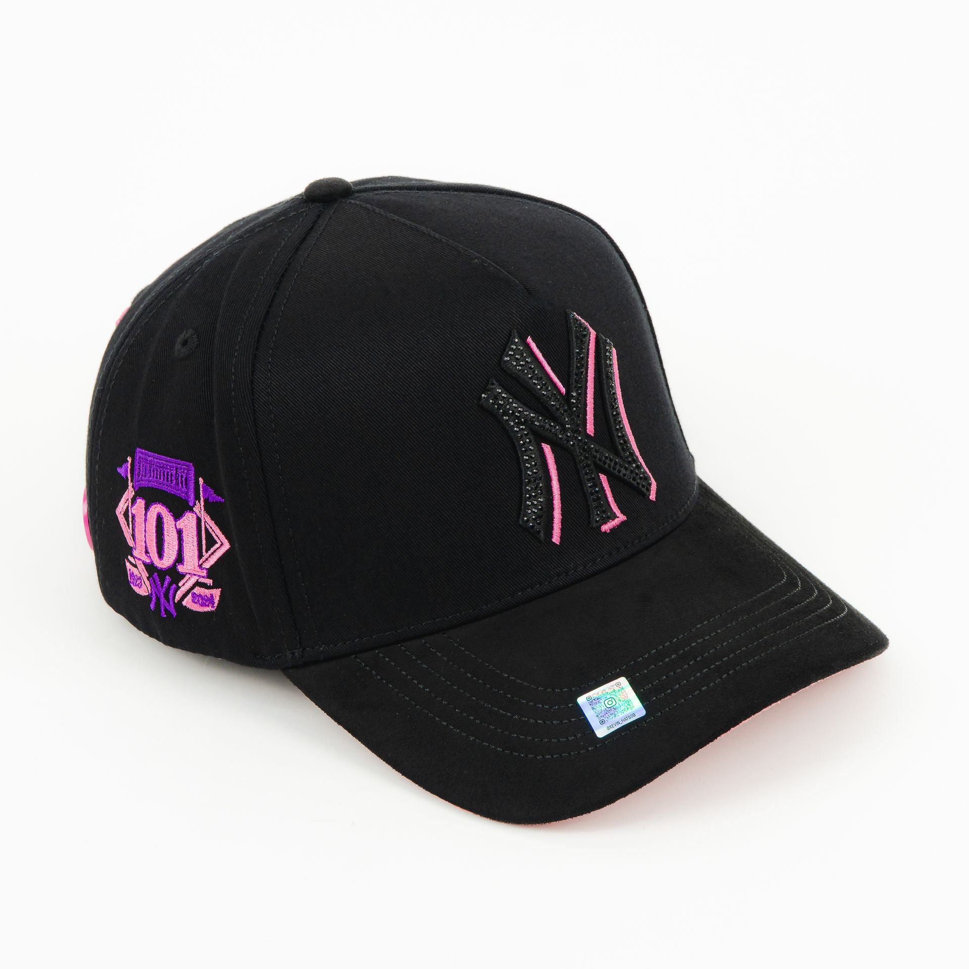 Gorra BigBoss NY PINK BLACK | Snapback Visera Curva
