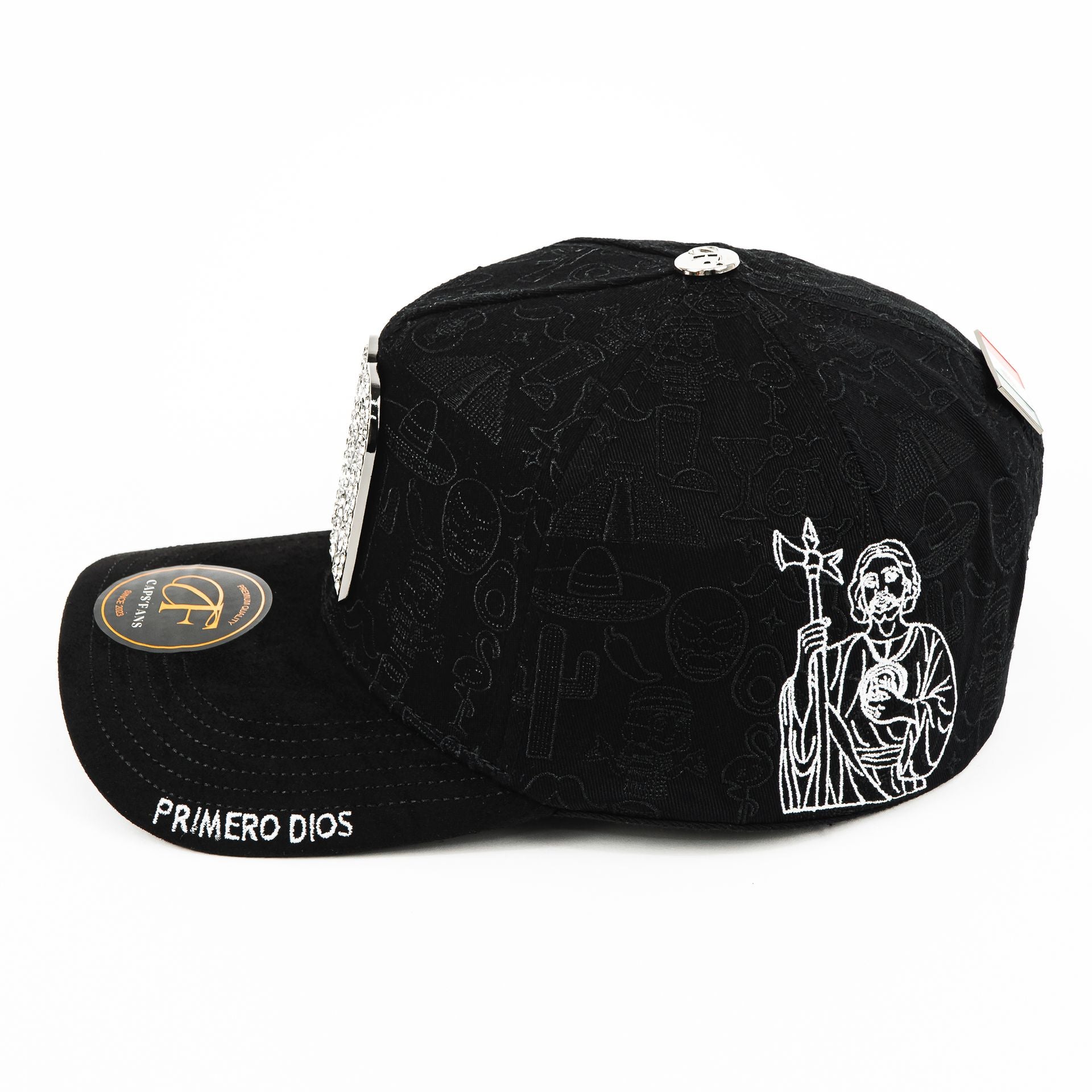 Gorra CAPS FANS MEXICO CRISTALES BLACK | Snapback