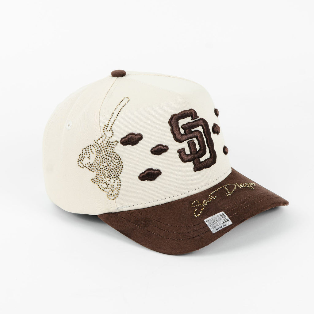 Gorra Mz Hats SD CLOUDS BEIGE/BROWN | Snapback Visera Curva