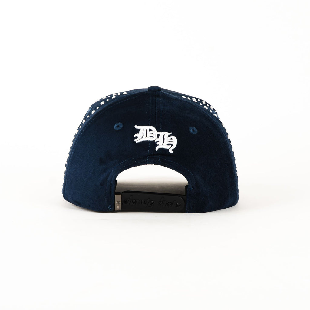 Gorra Dandy Hats NY 4EVER NVY SUEDE | Snapback Visera Curva