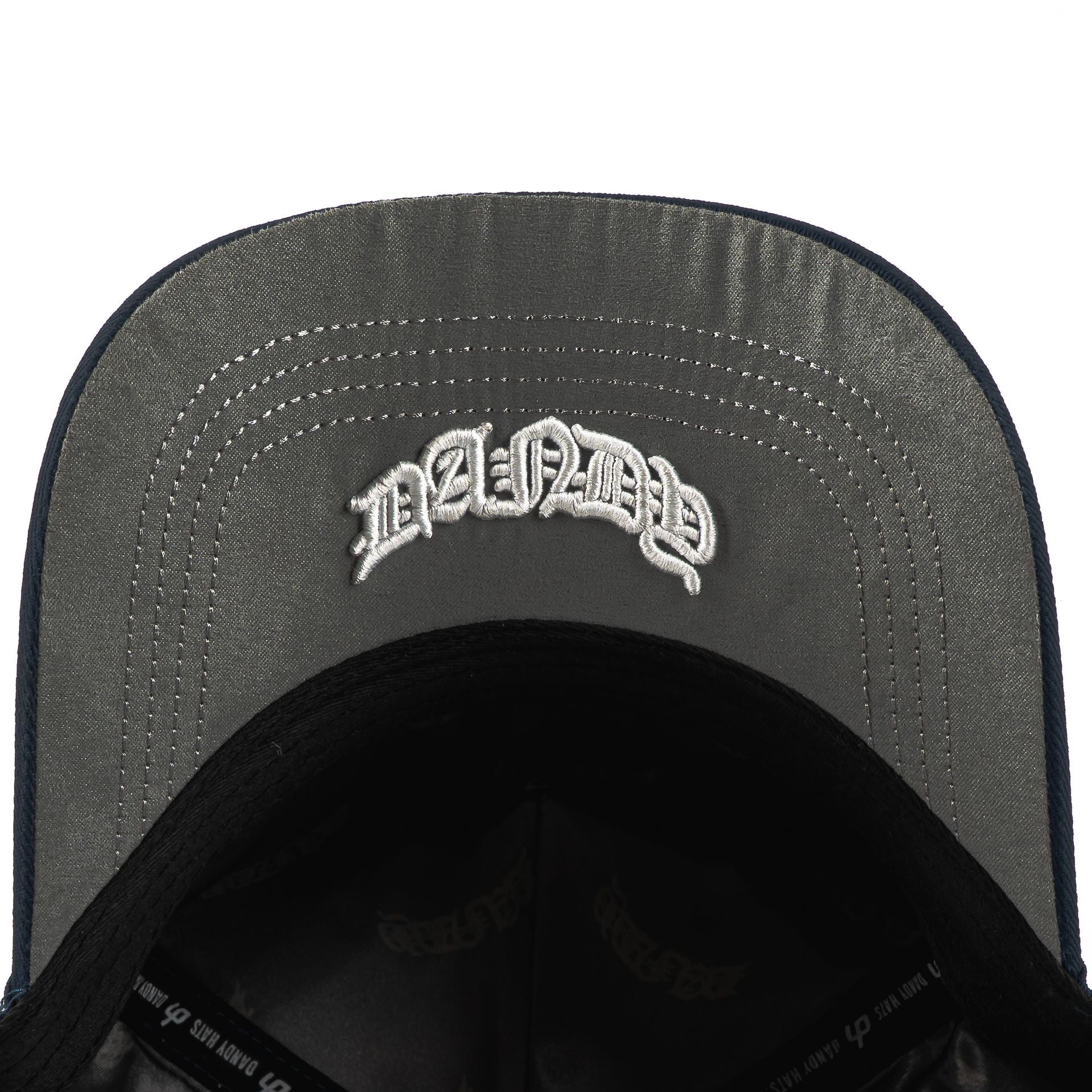 Gorra Dandy Hats NY 4EVER NVY SUEDE | Snapback Visera Curva