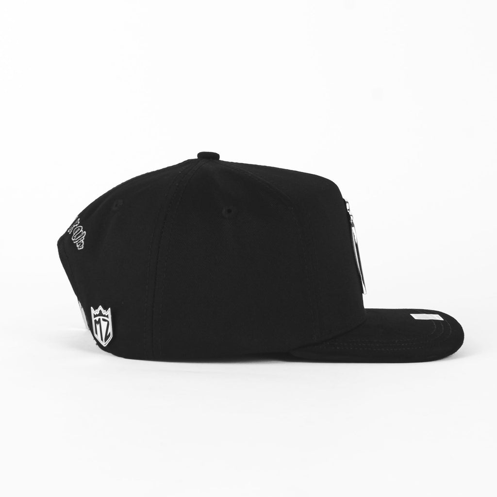 Gorra Mz Hats MEXICO MAKINGMONEY BLK SUEDE | Snapback Visera Curva