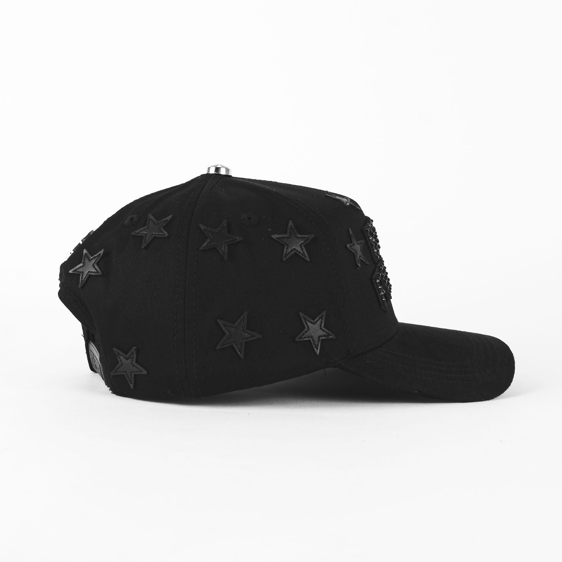 Gorra Barbas Hats RICH FOREVER BLK/SUEDE | Snapback Visera Curva