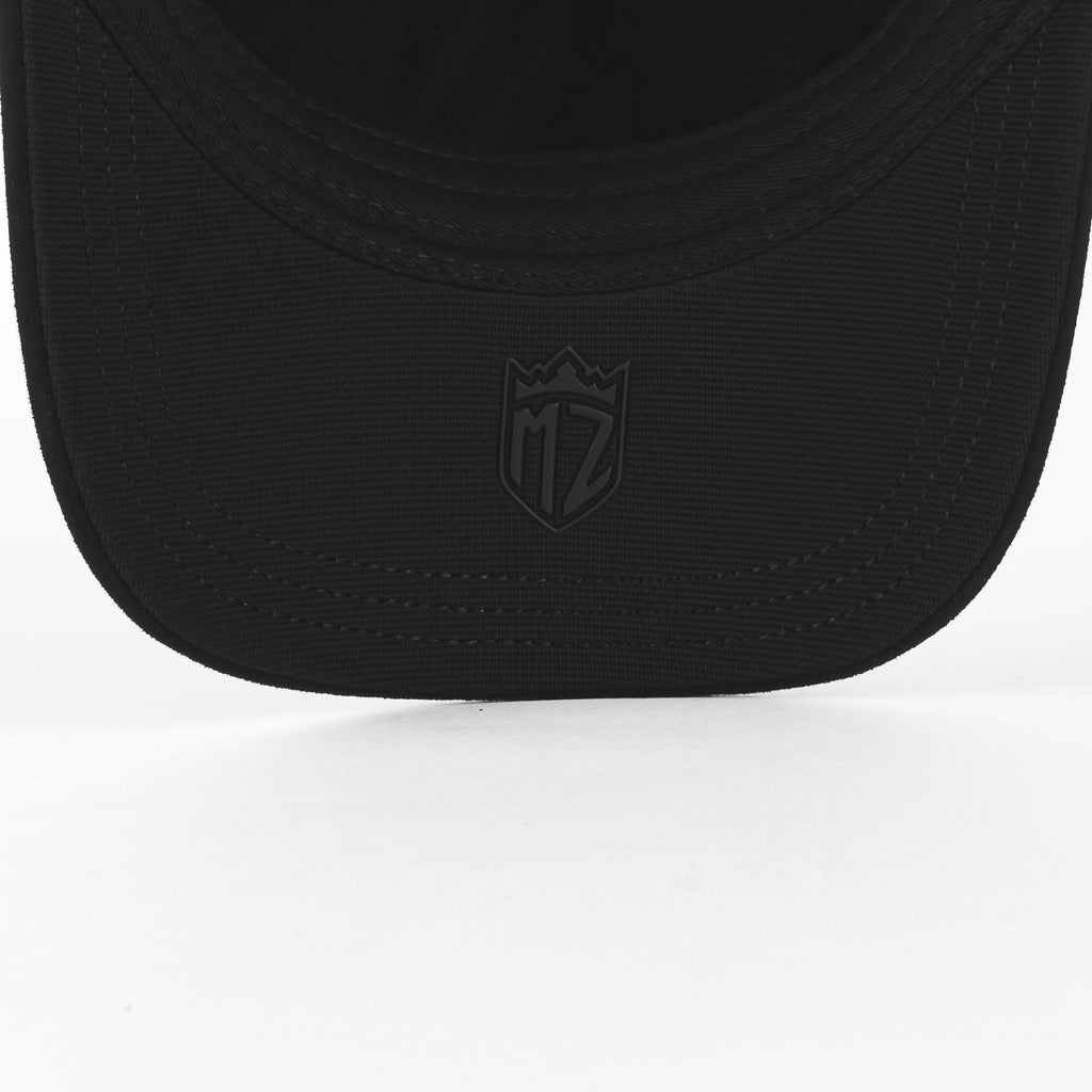 Gorra Mz Hats SAN JUDAS ALL BLACK VISOR SUEDE | Snapback Visera Curva