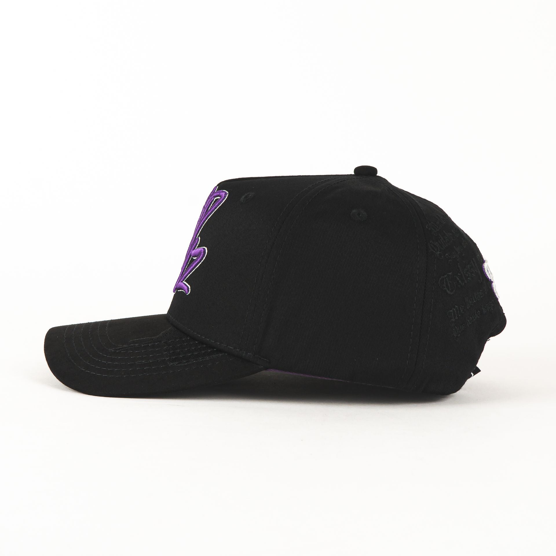 Gorra New Religion SAD BOY SKULL BLK/PURP | Snapback Visera Curva