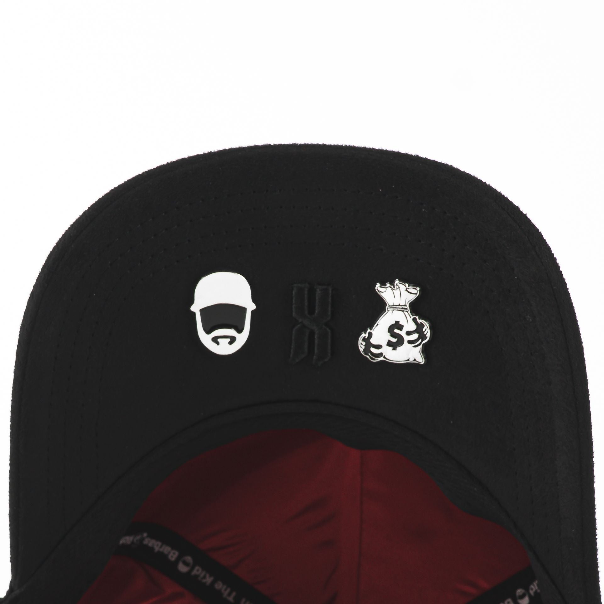 Gorra Barbas Hats RICH FOREVER BLK/SUEDE | Snapback Visera Curva