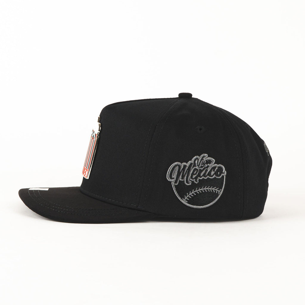 Gorra Mz Hats MEXICO MAKINGMONEY BLK SUEDE | Snapback Visera Curva
