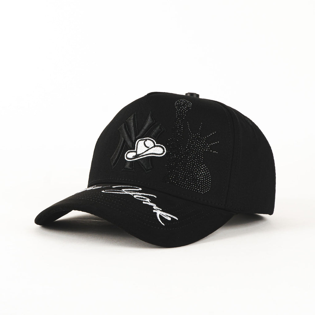 Gorra Mz Hats NY 2.0 SOMBRERO BOSS BLK VISOR SUEDE | Snapback Visera Curva