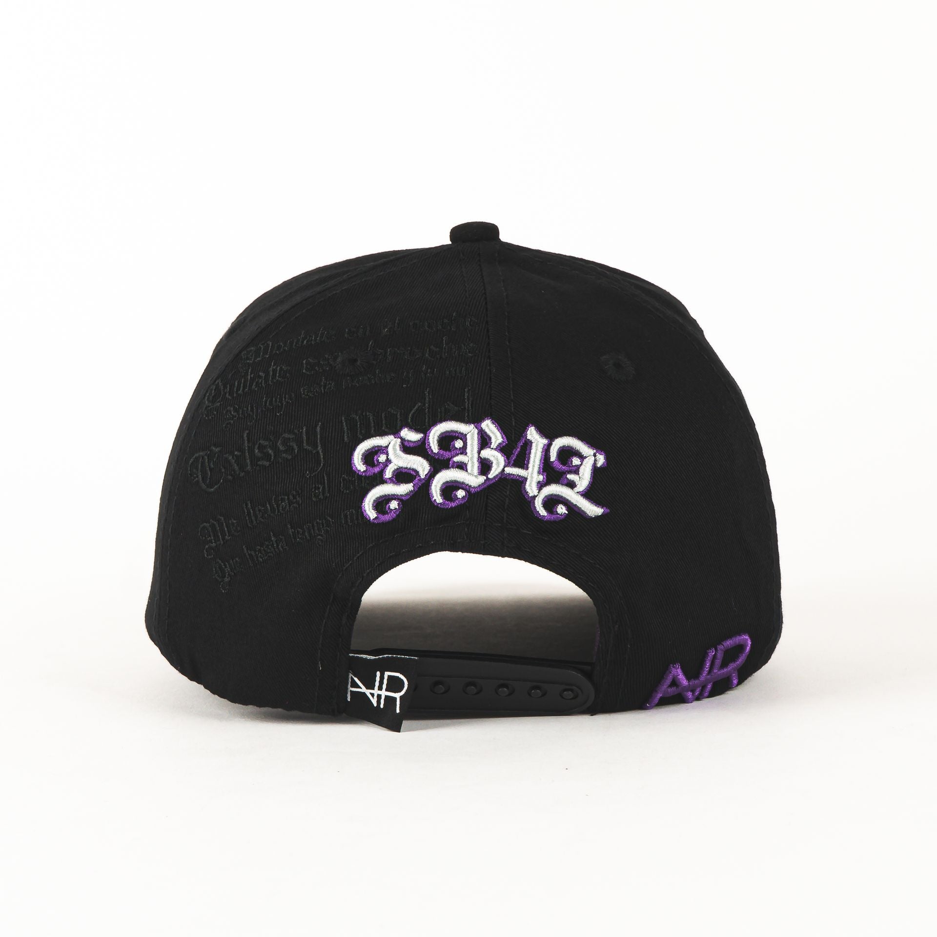 Gorra New Religion SAD BOY SKULL BLK/PURP | Snapback Visera Curva