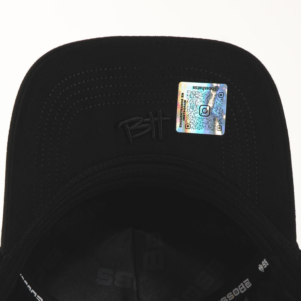 Gorra Mz Hats NY 2.0 SOMBRERO BOSS BLK VISOR SUEDE | Snapback Visera Curva