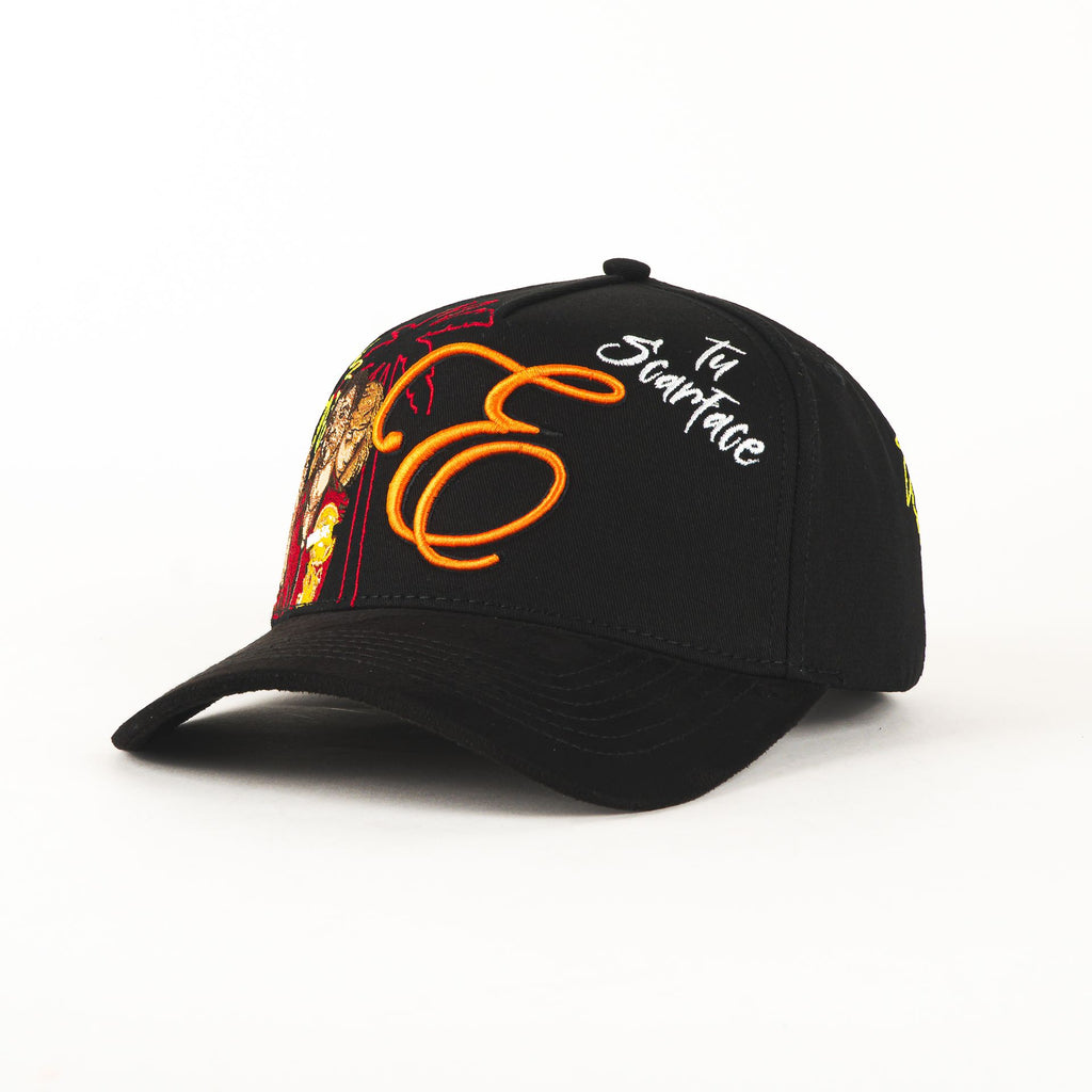Gorra New Religion TU SCARFACE BLACK SUEDE | Snapback Visera Curva