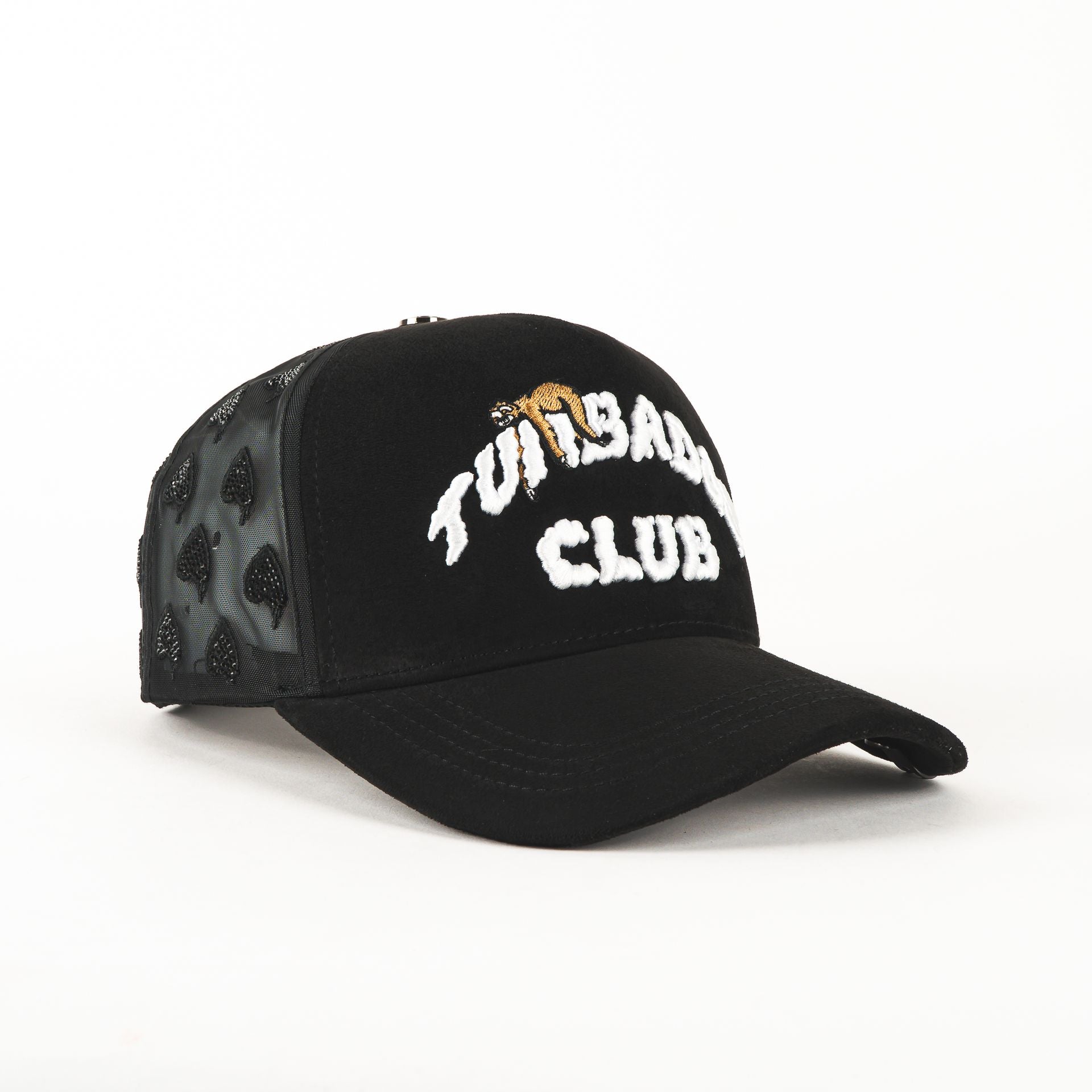 Gorra Clover Garments TUMBADOS CLUB BLK SUEDE | Snapback Visera Curva