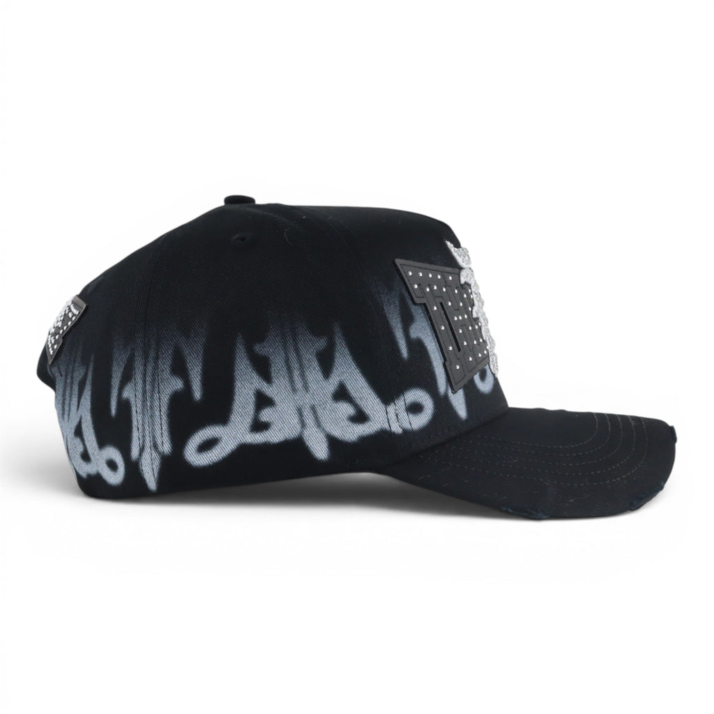 GORRA 31 HATS BENAVIDEZ SHOWCASE BLACK/WHITE CRYSTALS