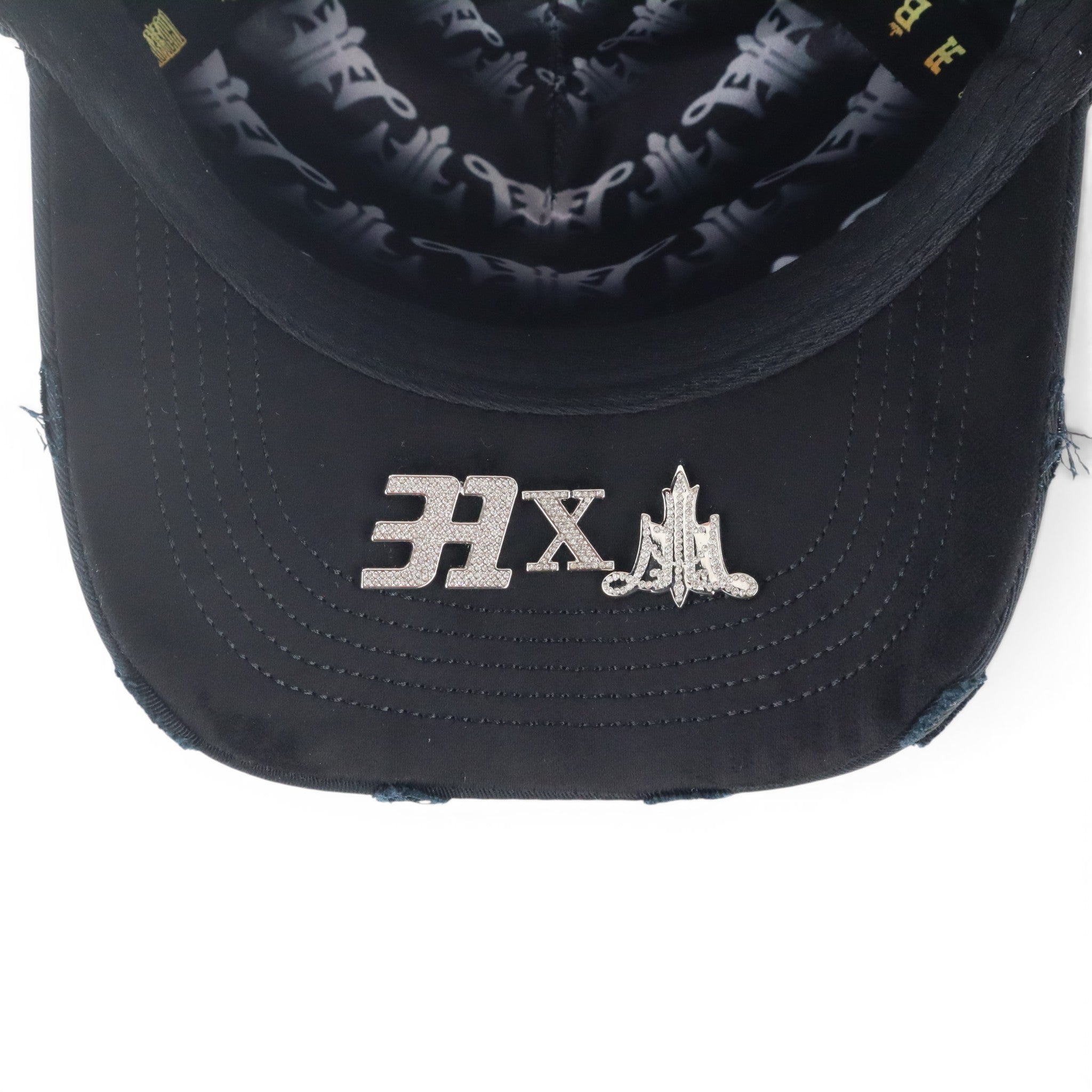 GORRA 31 HATS BENAVIDEZ SHOWCASE BLACK/WHITE CRYSTALS