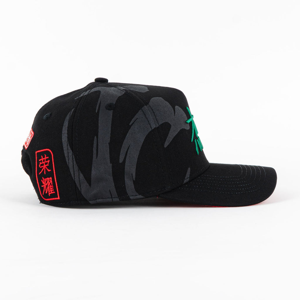 Gorra JC HATS GLORY BLACK | Snapback Visera Curva
